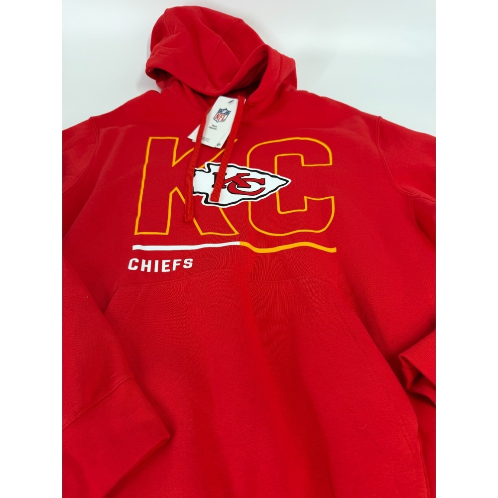 Kansas City Chiefs Nike Mens Red City Code Club Pullover Hoodie Size M NWT - Picture 3 of 5